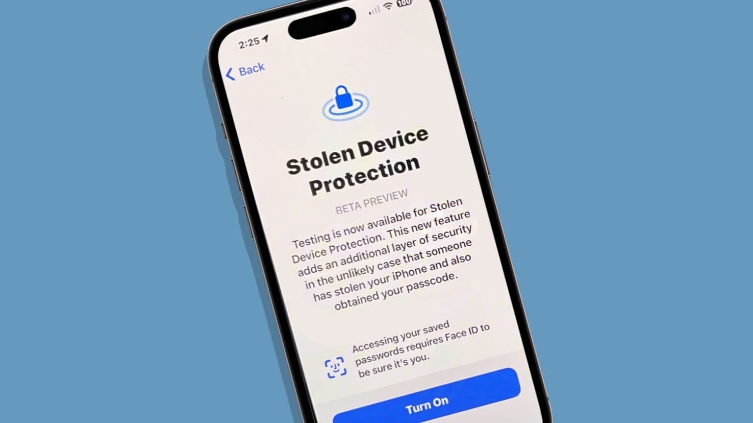 Stolen Device Protection