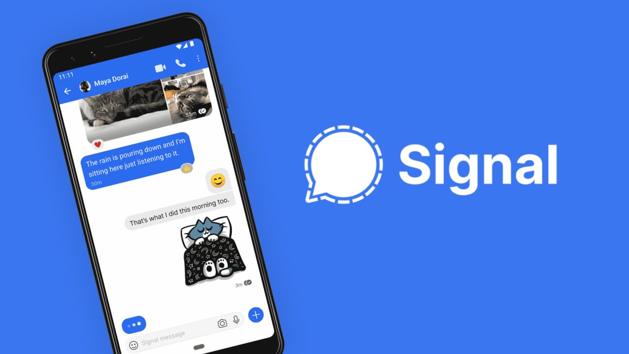 New Call link Feature of Signal