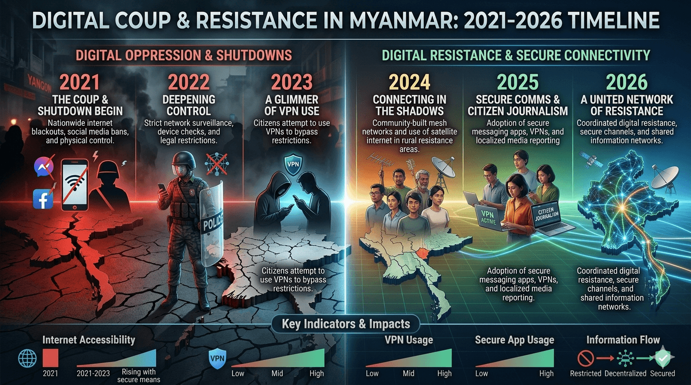 Digital Coup in Myanmar